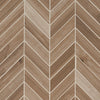 Havenwood Porcelain Tile Collection Saddle Wood Chevron - 12"x15" Swatch