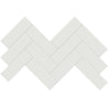 Tile Collection Soho 8x16 Herringbone Mosaic Tile Vintage Grey Glossy