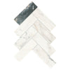 Daltile Gamma Mosaic Herringbone 2x6 Illusive