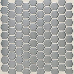 Daltile Metallica Mosaic Hexagon Stainless Steel