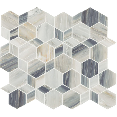 Daltile Gamma Mosaic Hypnotic XL Azure