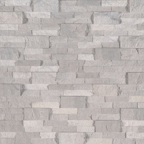 MSI Ledgestone Veneer - Iceland Gray Panel - Split Face Swatch