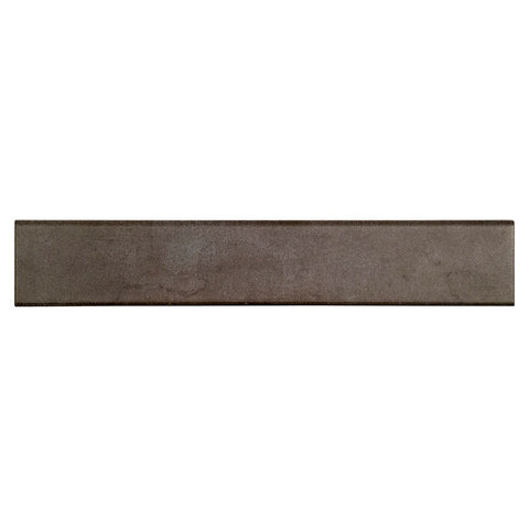 MSI Porcelain Oxide Ironc Bullnose 3x18 Swatch