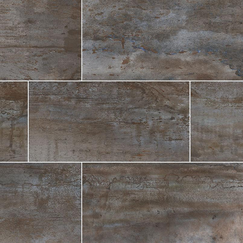 Oxide Iron Porcelain Tile Collection - 12x24