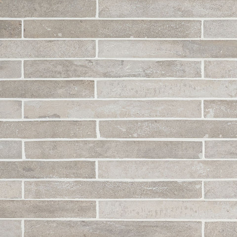 Brickstone Collection Porcelain Tile Ivory - 2"x18" Swatch