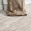 Brickstone Collection Porcelain Tile Ivory - 2"x18" Room Scene
