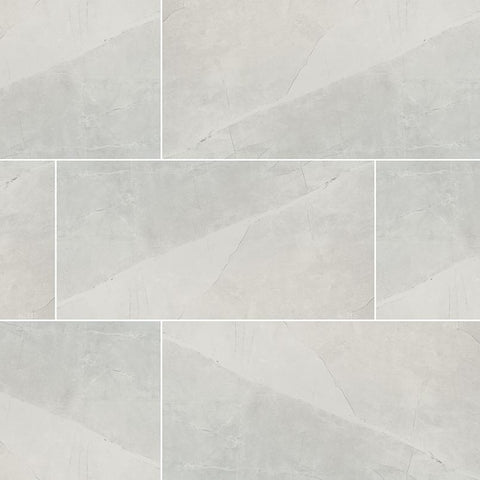 Sande Porcelain Tile Collection Ivory - 12"x24" Matte