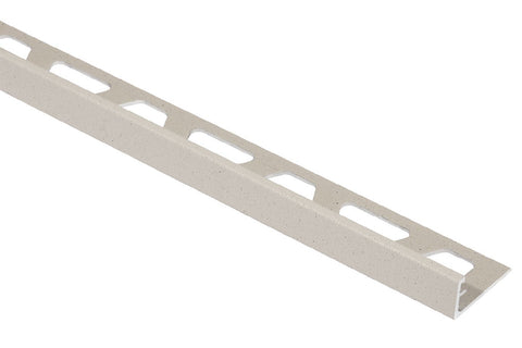 Schluter Schiene Edge Trim 1/8" Aluminum Ivory Textured