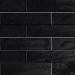 Tile Collection Urban Living 6x24 Tile Jet Black