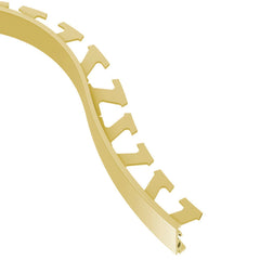 JOLLY-RADIUS EDGE TRIM ALUMINUM SATIN BRASS