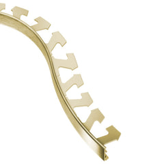 JOLLY-RADIUS EDGE TRIM ALUMINUM BRUSHED BRASS