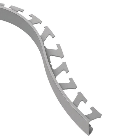 JOLLY-RADIUS EDGE TRIM ALUMINUM METALLIC GREY