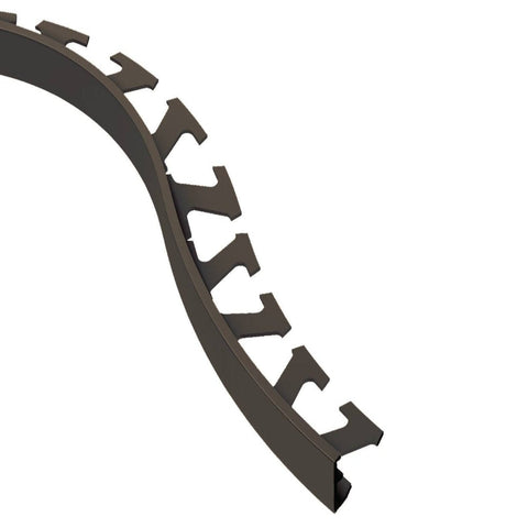 JOLLY-RADIUS EDGE TRIM ALUMINUM BLACK BROWN