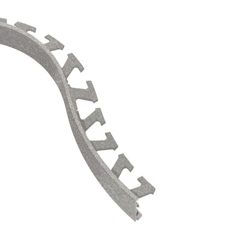 JOLLY-RADIUS EDGE TRIM ALUMINUM STONE GREY