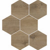 Daltile Sleigh Creek Hexagon 8x9 Landau