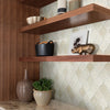 Shaw Tile Chateau Lantern Crema Marfil 12x12 Room Scene