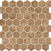 Daltile Vintage Hex Mosaic Hexagon Legacy Sepia