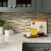 Shaw Tile Molten Linear Glass Penny Wall
