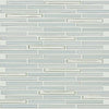 Shaw Tile Molten Linear Glass Platinum Wall