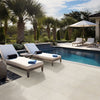Arterra Porcelain Paver Living Style Cream 24"x24" Outdoor Scene
