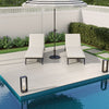 Arterra Porcelain Paver Livingstyle Pearl - 18"x36" Outdoor Scene 2