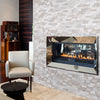 MSI Ledgestone Veneer Luna Gray Corner - Splitface Room Scene