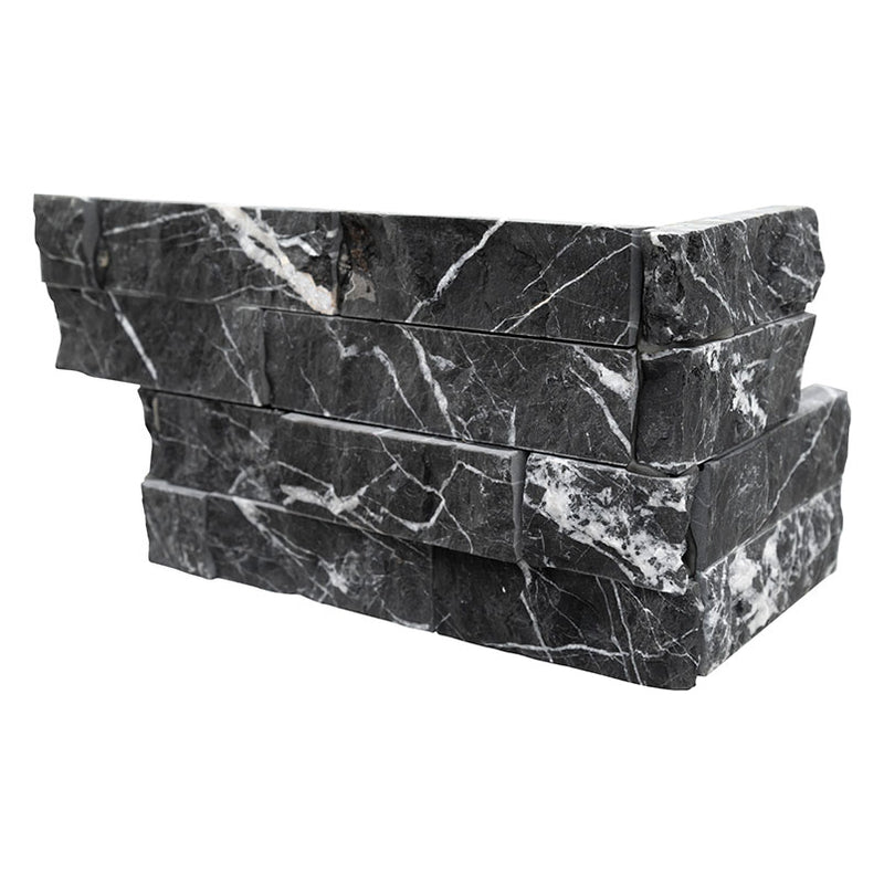 MSI Ledgestone Veneer - Marquina Nero Corner - Split Face