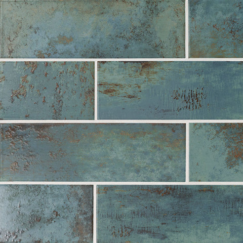 MSI Marza Aqua Subway - 4"x12" Swatch