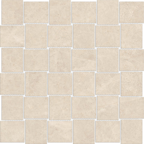 Tile Collection Mayfair Mosaic Basketweave Tile Allure Ivory