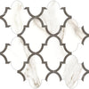 Tile Collection Mayfair Mosaic Arabesque Tile Calacatta Oro