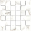 Tile Collection Mayfair Mosaic Basketweave 2x2 Tile Calacatta Oro