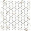 Tile Collection Mayfair Mosaic Hexagon Tile Calacatta Oro