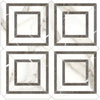 Tile Collection Mayfair Mosaic Piazza Polished Tile Calacatta Oro