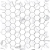 Tile Collection Mayfair Mosaic Hexagon Tile Statuario Venato