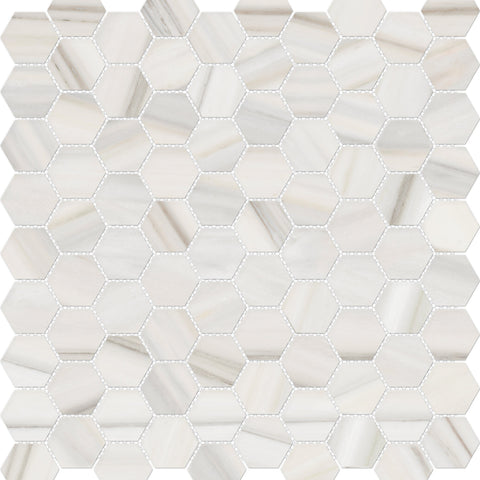 Tile Collection Mayfair Mosaic Hexagon Tile Zebrino