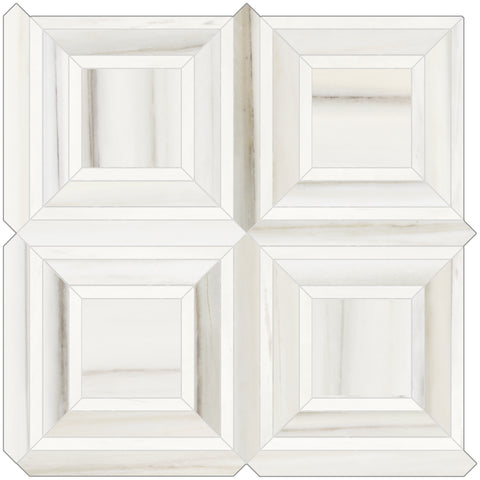 Tile Collection Mayfair Mosaic Piazza Polished Tile Zebrino