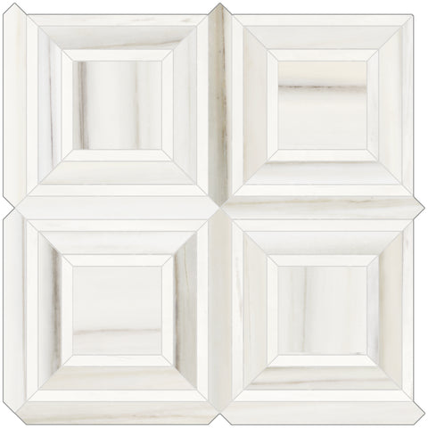 Tile Collection Mayfair Mosaic Piazza Polished Tile Zebrino