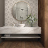 Daltile Memoir Crystal Grey ME24 12"x12" Room Scene