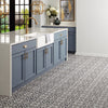 Daltile Memoir Petal Black ME21 12"x12" Room Scene