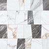 Daltile Marble Attache Lavish Square Moderna Deco