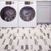 Daltile Marble Attache Lavish Square Moderna Deco Room