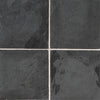 Slate Tile Collection Montauk Black 16"x16" - Honed Swatch