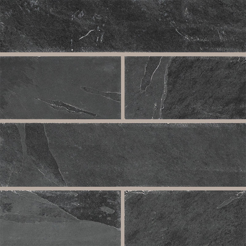 Slate Tile Collection Montauk Black 6