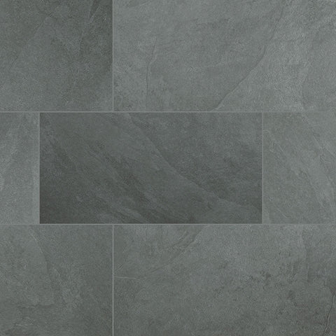 Arterra Porcelain Paver Midnight Montage - 24"x48" Swatch