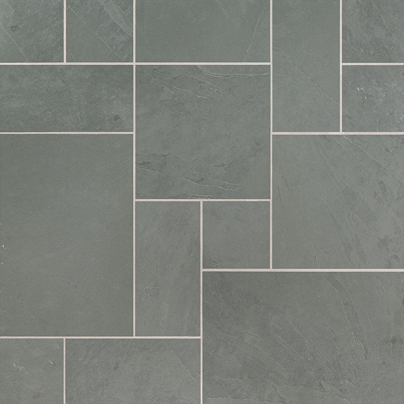 Slate Pattern Mode Slate Tile Collection Montauk Blue Pattern – Flooring