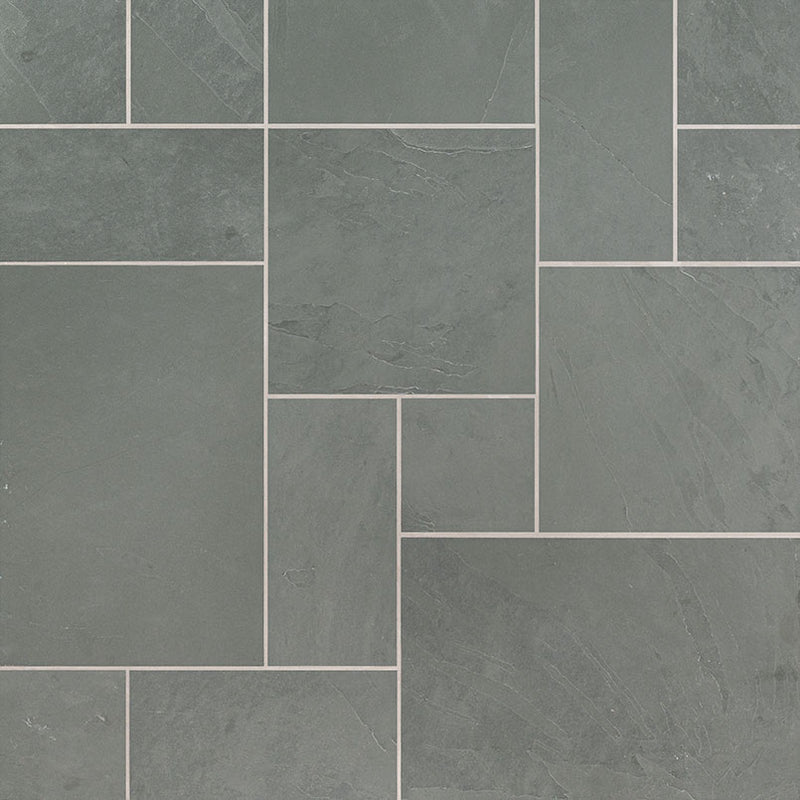 Slate Tile Collection Montauk Blue Pattern