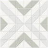 Virginia Tile Soho 10x10 Cubic Pattern Mosaic Tile Morning Blend
