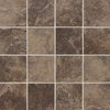 Daltile Continental Slate Mosaic Straight Joint 3x3 Moroccan Brown