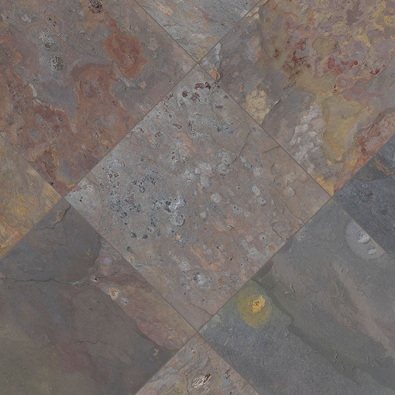 Slate Tile Collection Multi Classic 12