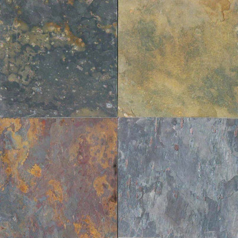 Slate Tile Collection Multi Classic 24"x24" Swatch
